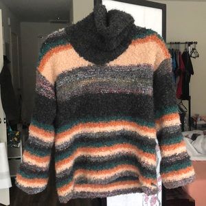 Anthropologie wool turtleneck sweater